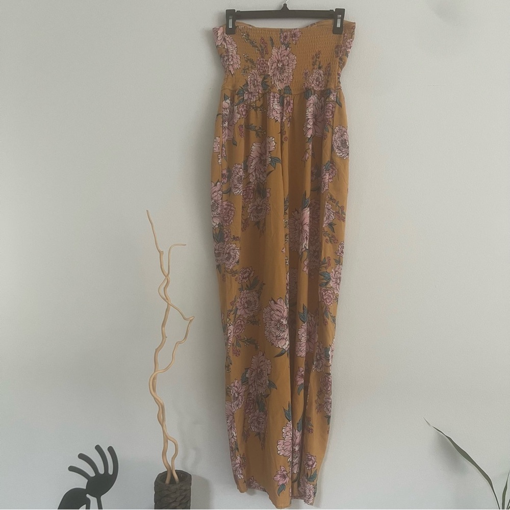 Band of Gypsies Floral Jumpsuit size Medium